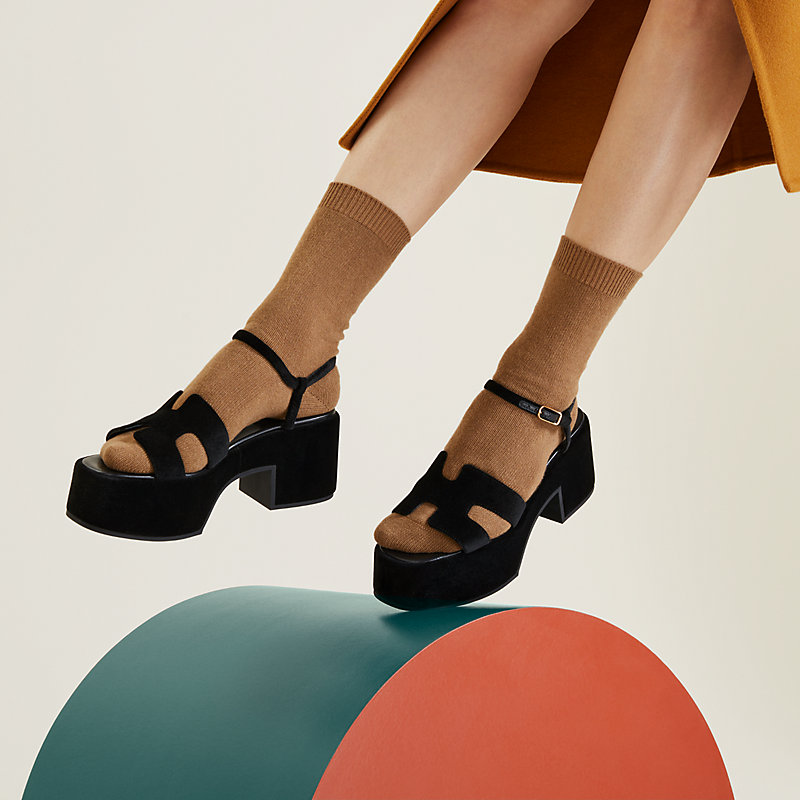 Sandália Jam 30 - Preto | Hermès Brasil